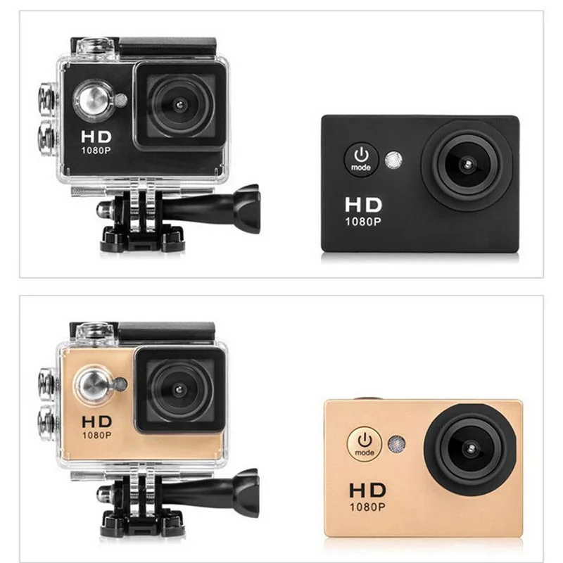 Автомобильная камера Ultra HD 4 K, камера заднего вида, водонепроницаемая, 2 дюйма, 1080 p, автомобильная камера, Спортивная, водонепроницаемая, циклическая запись