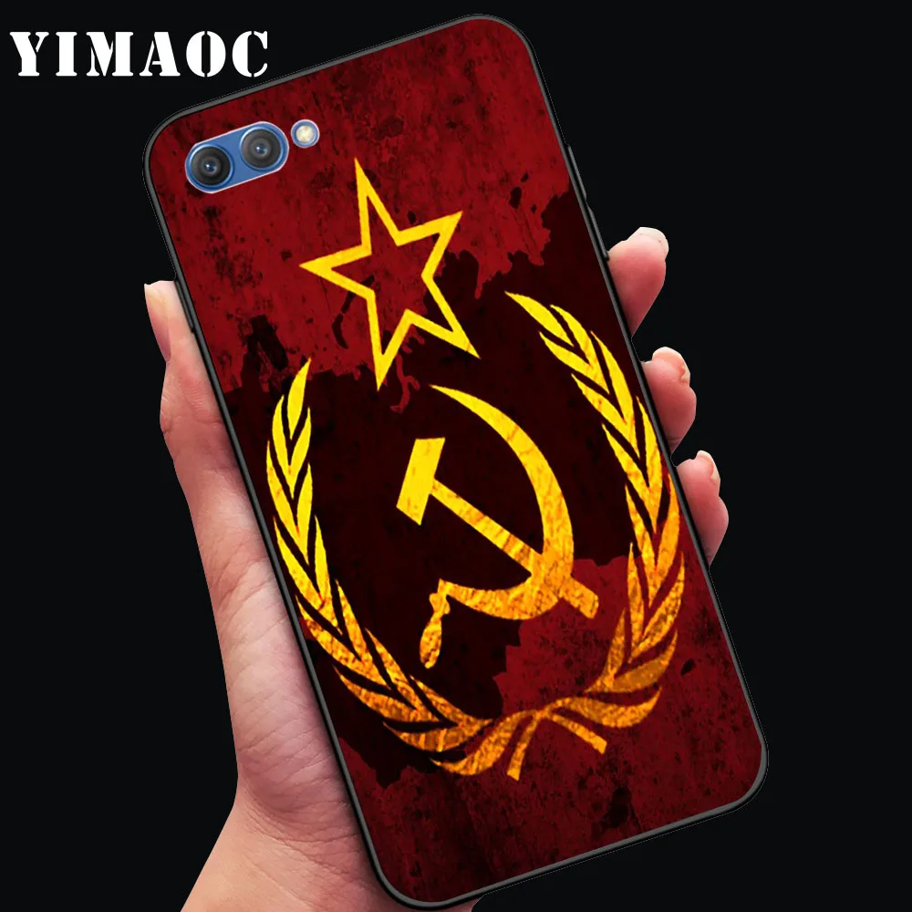 YIMAOC russia Flag coat of arms Soft Case for Huawei Honor Note 10 9 Lite 8C 8X 8 7X 7A 3GB Pro 7C 6A |
