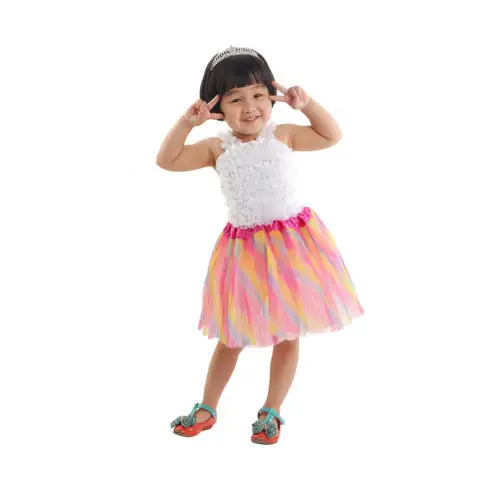 Новинка 2015 года Симпатичная балетная юбка пачка для маленьких девочек детская