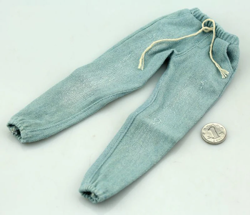 Мужские джинсовые штаны 2 цвета масштаб 1/6 синие для мужских фигурок 12 дюймов |