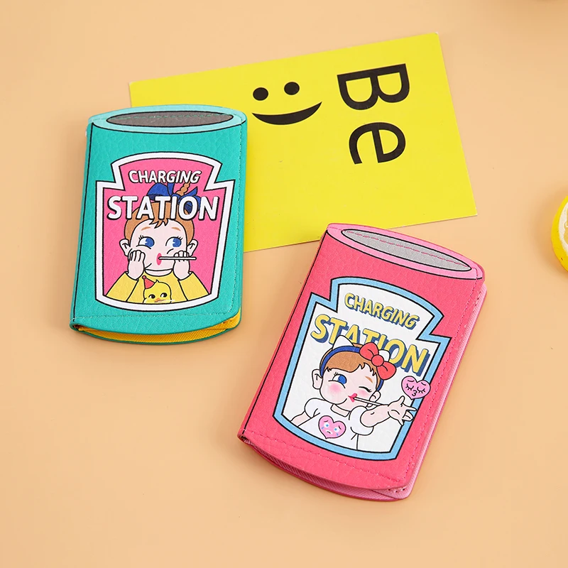 Bentoy Модный женский клатч с рисунком из мультфильма для девочек мини кошелек