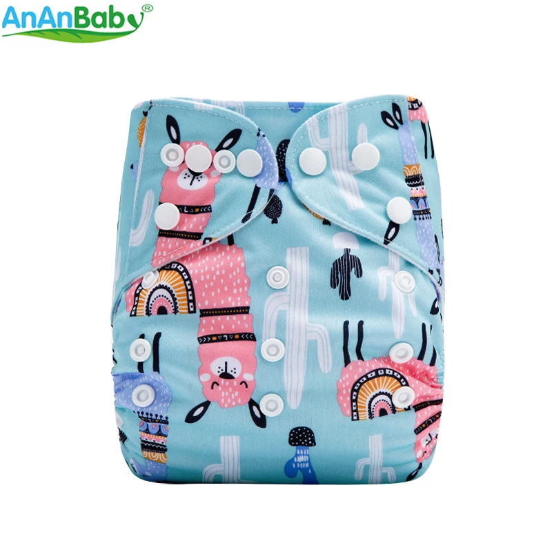 Ananbaby новые детские подгузники из экологически чистой ткани с машинной печатью 1