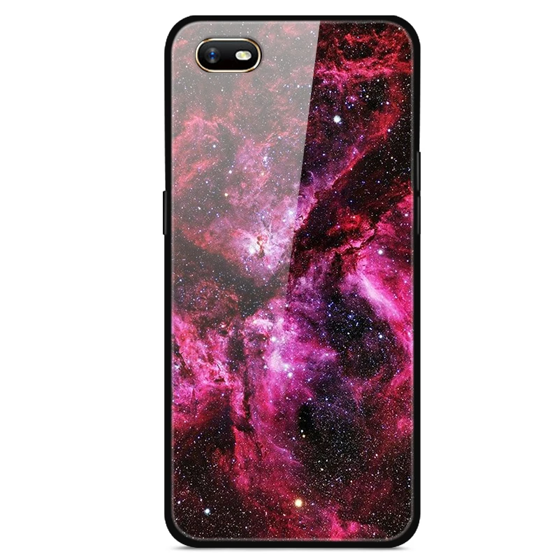 Для OPPO A1K чехол из закаленного стекла жесткий чехол для телефона для OPPO A1K чехол s Мягкий бампер для OPPOA1K A 1K CPH1923 чехол Роскошный