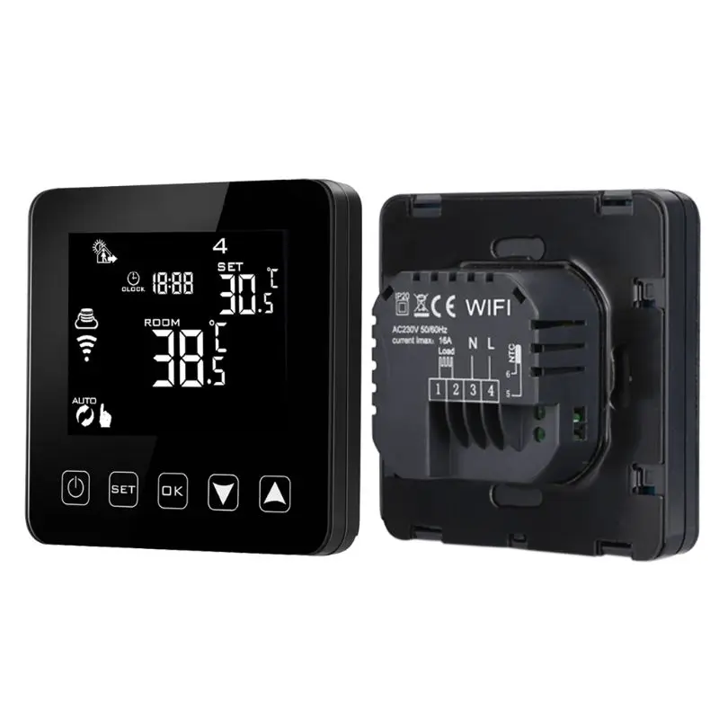 Программируемый термостат беспроводной доступ в Интернет Echo Alexa голосового