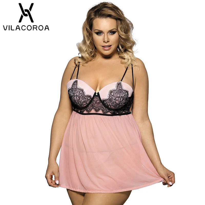 Ночная рубашка женская кружевная цвет в ассортименте S M L XL XXL ночная сорочка на