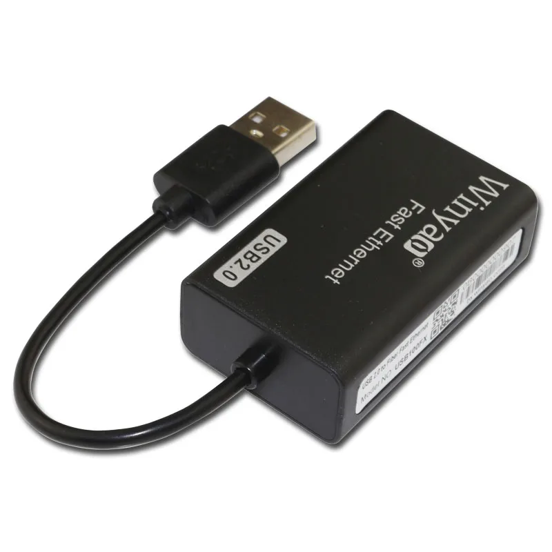 Winyao USB100FX USB2.0 To 100FX Настольный сетевой адаптер для Ethernet-AX88772 NIC ПК MacBook Air ноутбук |