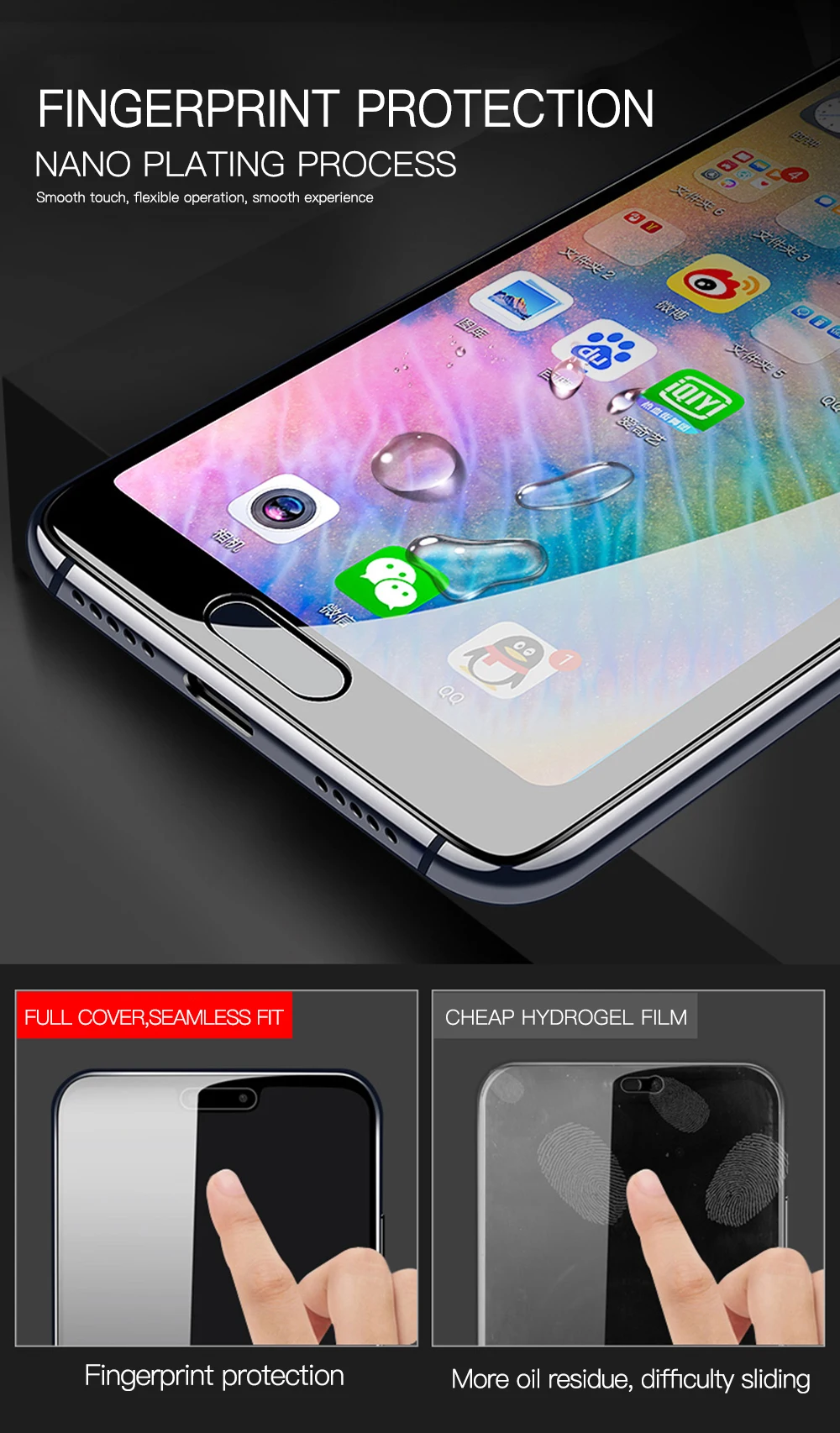 9D полное покрытие из закаленного стекла для huawei P30 P10 P20 Lite Pro Plus Защитная пленка для экрана P Smart Z стекло