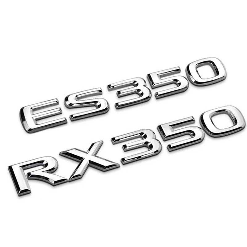 

Авто Стикеры украшения для Lexus ES350 RX350 3D хромированный металл Перемещение автомобиля логотип Стикеры Автомобильная эмблема задний значок на...