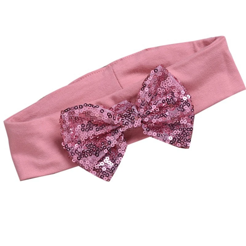 Летние модные дизайнерские шорты с блестками для маленьких девочек повязка на