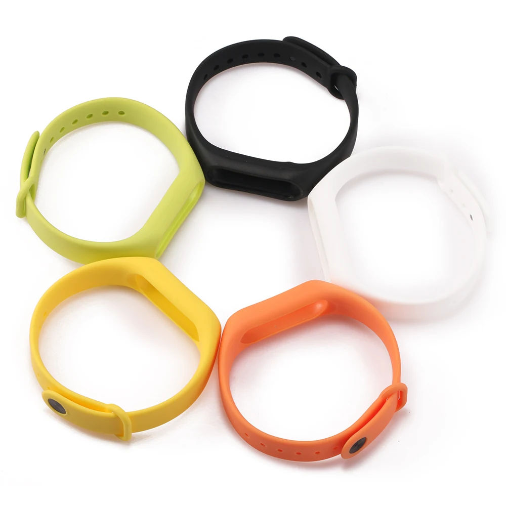 10 шт./лот оптовая продажа умные аксессуары для Mi Band 2 ремешок Xiaomi Miband браслет |