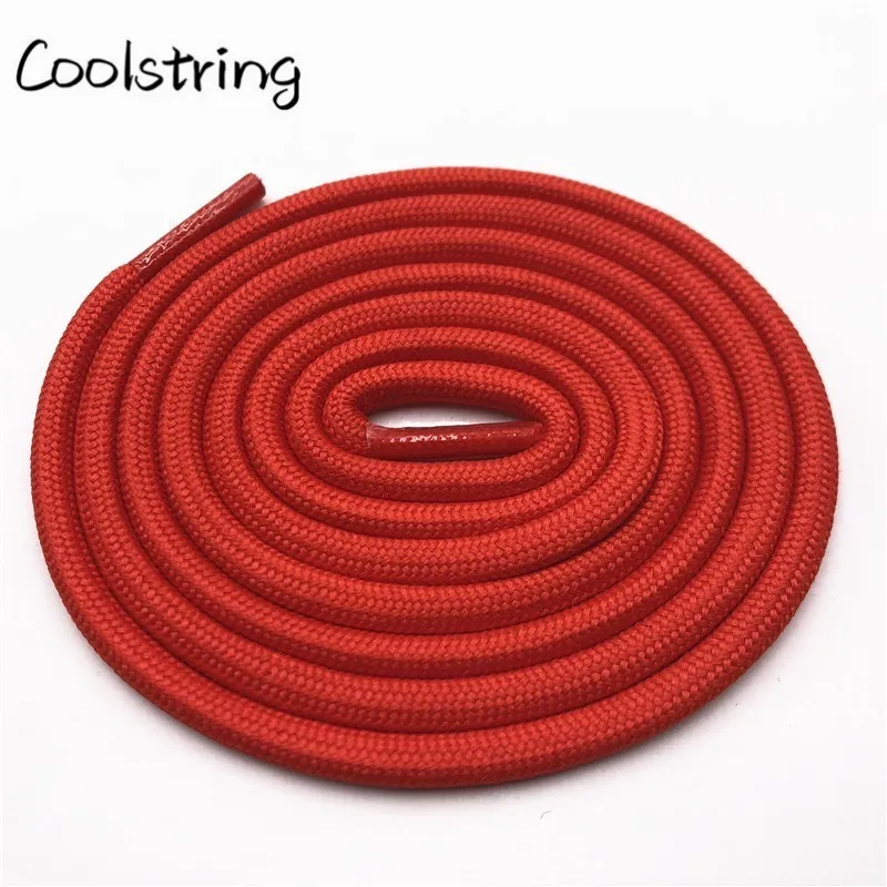 Coolstring, Новинка 0,5 см, круглые спортивные шнурки, толстый полиэстер, для пеших прогулок, для ботинок, для детей, мужские баскетбольные шнурки
