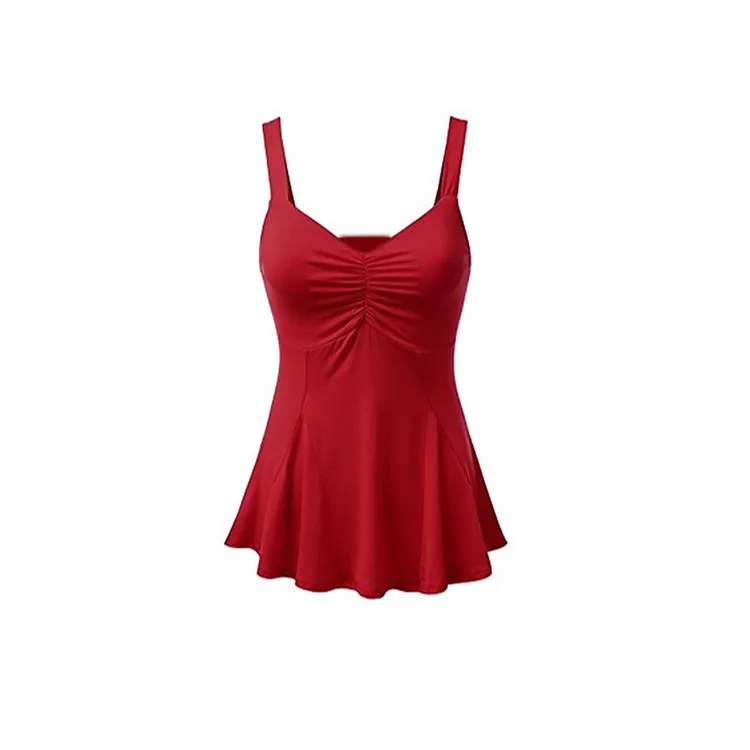 New Bikini Vest Slim Short V-neck European and American Camisole