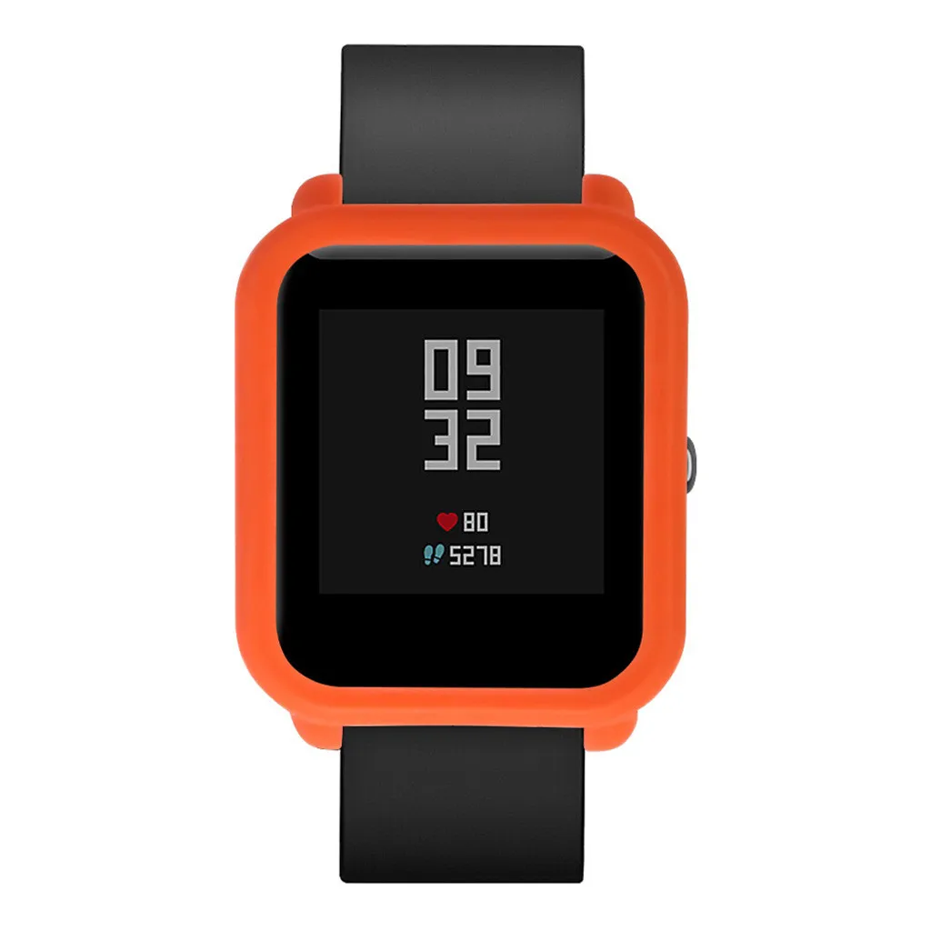 Стильный мягкий ТПУ чехол+ Защитная пленка для экрана для Amazfit для Huami Amazfit Bip Younth Watch полный чехол для Xiaomi L0507