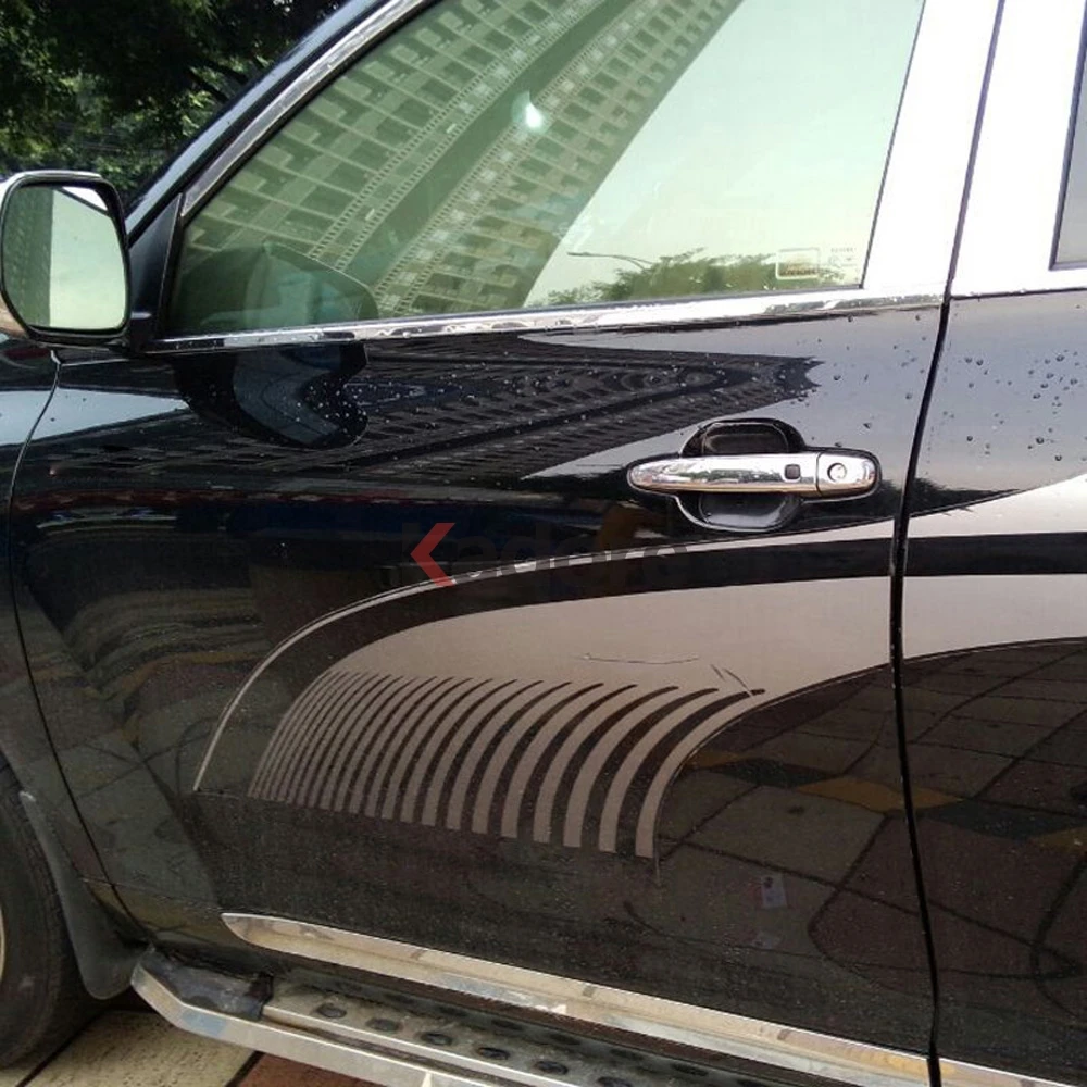 Для Toyota Highlander 2008 2009 2010 2011 2012 2013 ABS хром внешний боковой двери автомобиля ручки крышки украшения аксессуары