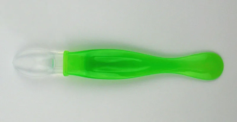 Детская Ложка силиконовая инструменты для кормления обесцвечиваясь и не ложка