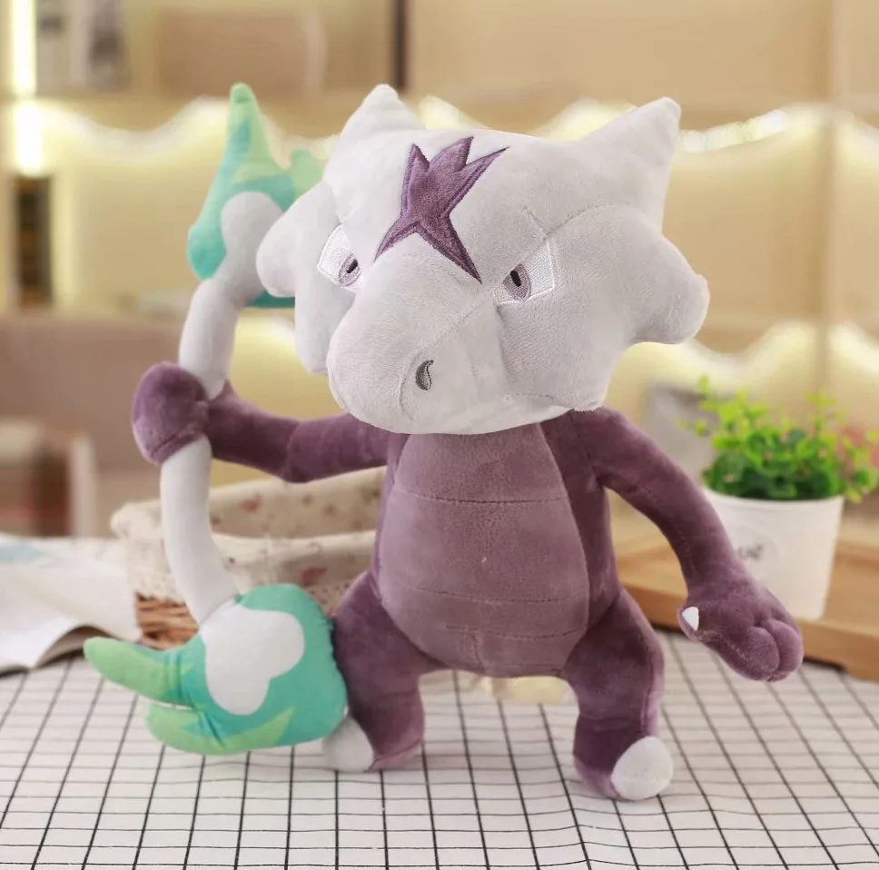 Marowak B 30 см Lapras eevee Fennekin Marowak Psyduck Плюшевые игрушки прекрасный Аниме Кукла коллекция хобби мягкая качественная мягкая игрушка подарок для девушки - Цвет: Marowak B