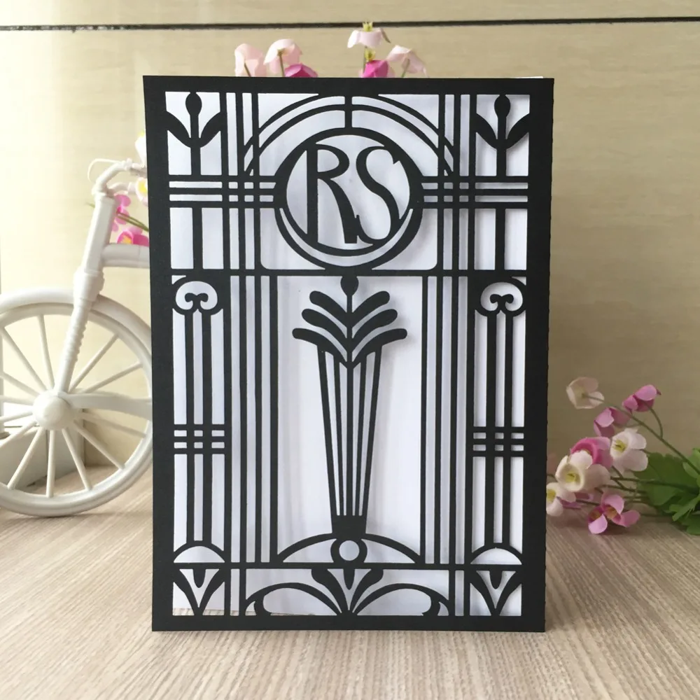 100 шт./лот лазерная резка на заказ промышленная линия Современная новая свадебная