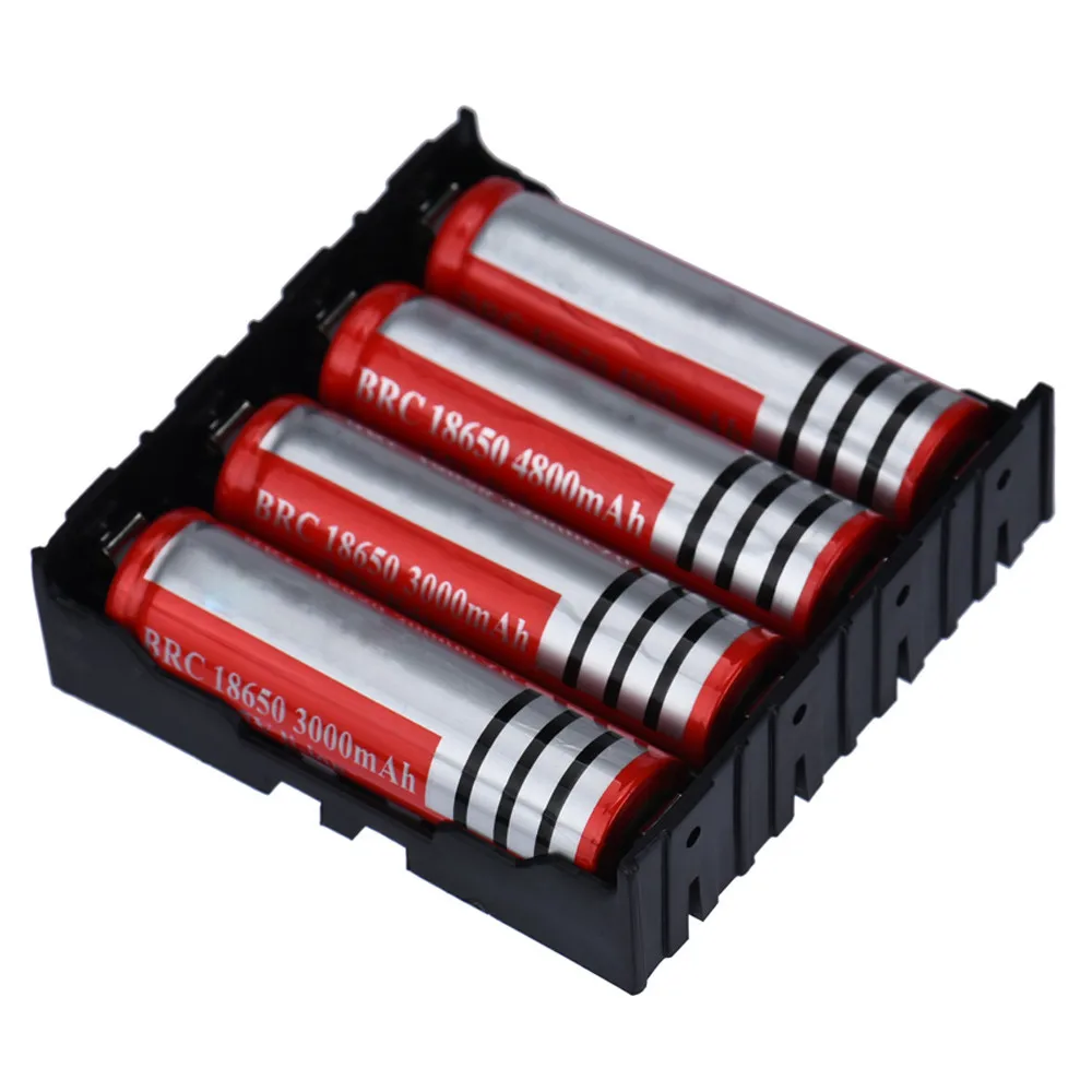 HIPERDEAL 1 шт. черная коробка для хранения чехол 4x18650 3 7 В аккумуляторные батареи