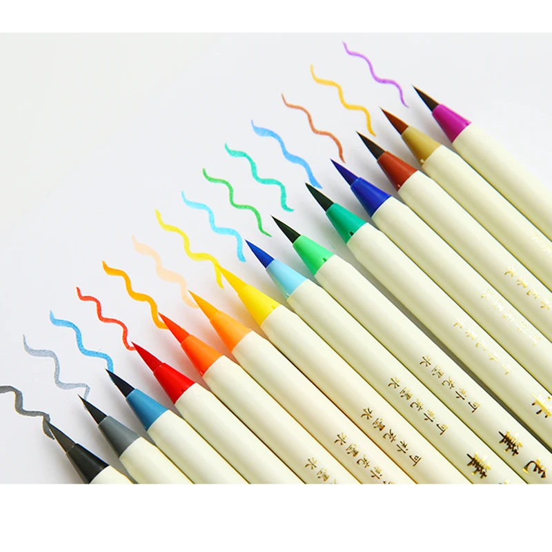 14 шт. искусственные фломастеры для рисования акварелью|sketching manga|fine markersdesign markers |