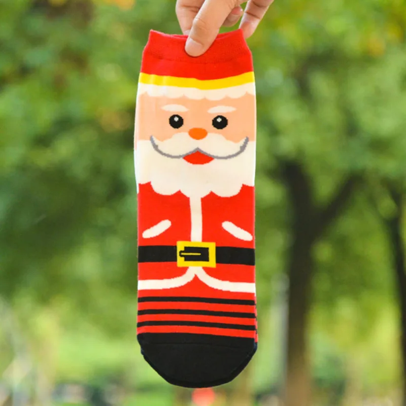 

Autumn And Winter Korea Socks Lovely Santa Claus Series Woman Cotton Cartoon Harajuku Christmas Sock Meias Mulheres Ez*