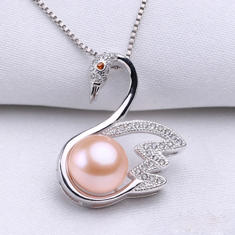 Женское ожерелье с подвеской из натурального пресноводного жемчуга|fine jewelry|necklace