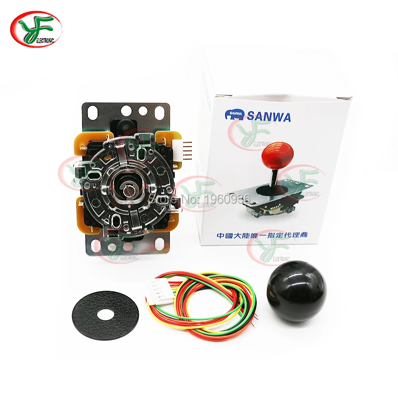 Sanwa JLF-TP-8YT джойстик с 5-контактный разъем проводки аркадный джойстик для аркадная игра машина аксессуары в виде шкафа Запчасти