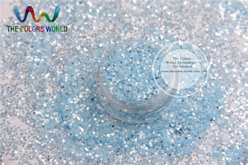 TCY007 блестящие Серебристые светло голубые цвета блестящая Пыль для дизайна