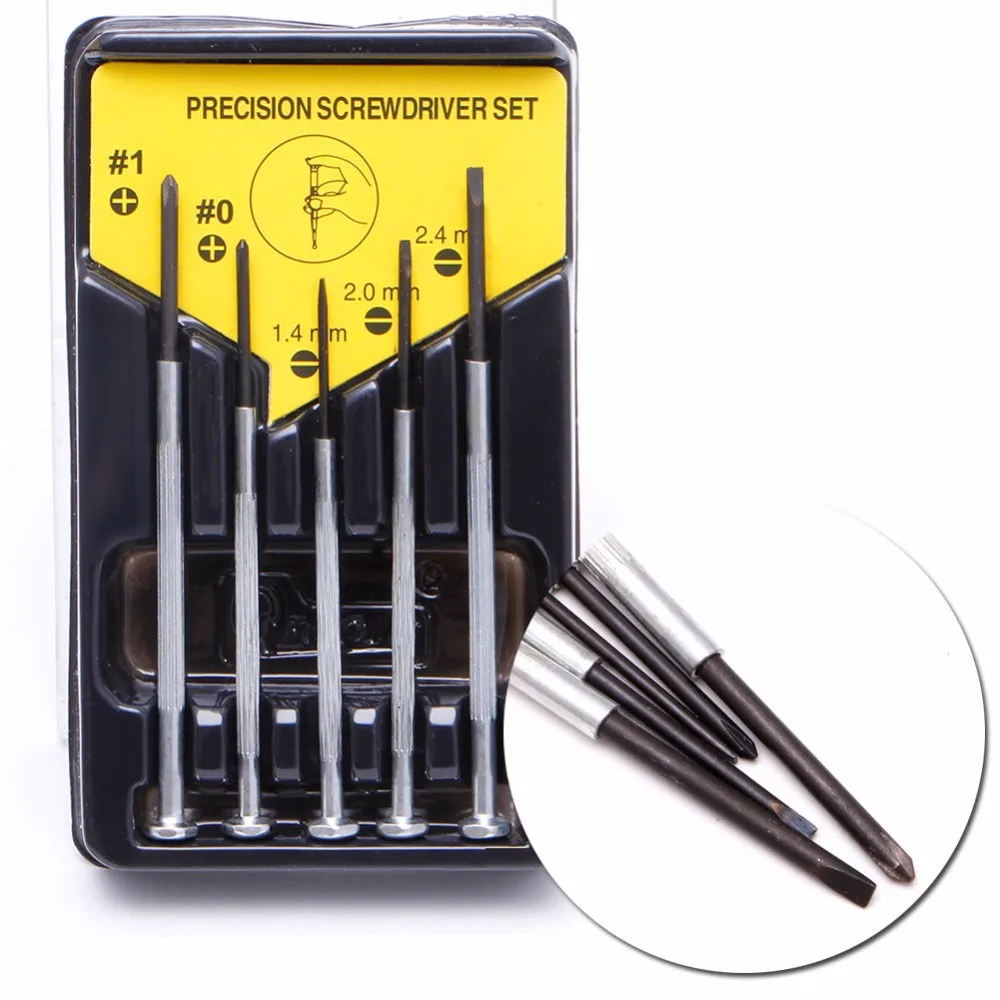 

5Pcs Precision Screwdriver Micro Jewelers Mini Watchmakers Tools Y22
