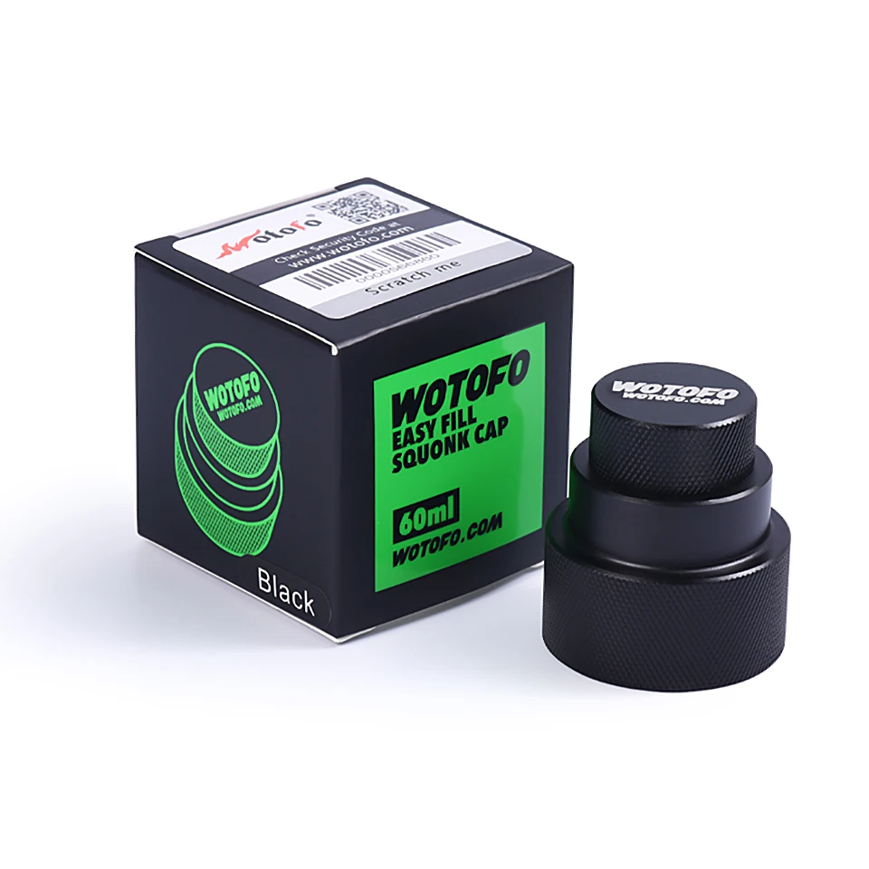 Оригинальный Wotofo легко заполнить Squonk Кепки для 60 мл сока бутылки bf squonker mod squonk 510