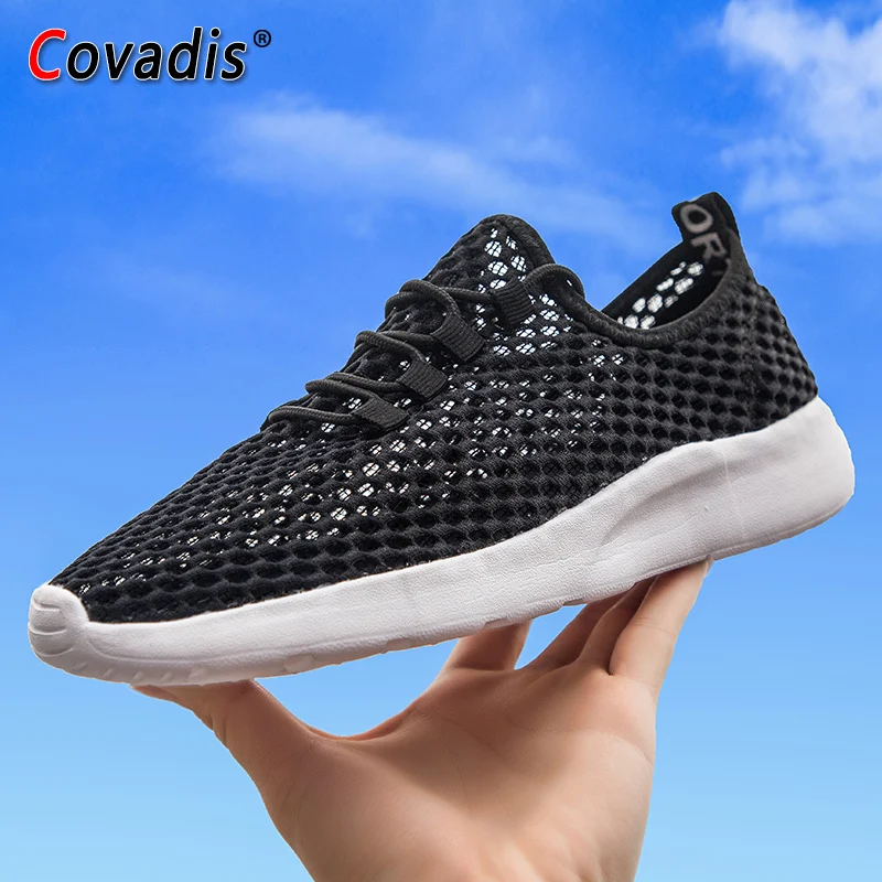 Unisex Shoes Summer Sneakers Breathable Men Casual Couple Lover Fashion Lace Up Mens Mesh Flats Shoe Plus Size 46 |