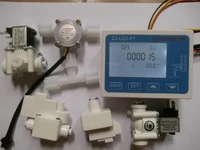 1 kit new ro pure water filter controller display zj lcd f7solenoid valveswitchflow sensortds