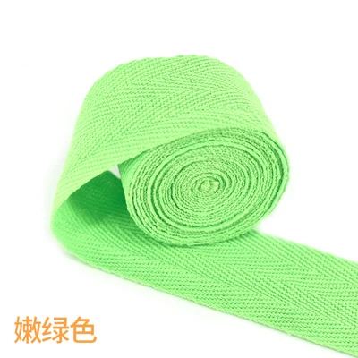 Light green Facotry цена елочка/хлопчатобумажная лента с саржевым переплетением/хлопчатобумажная тесьма/косой привязки ленты для DIY мешок, ремесленные проекты ширина 40 мм 10 м/лот - Цвет: Light green