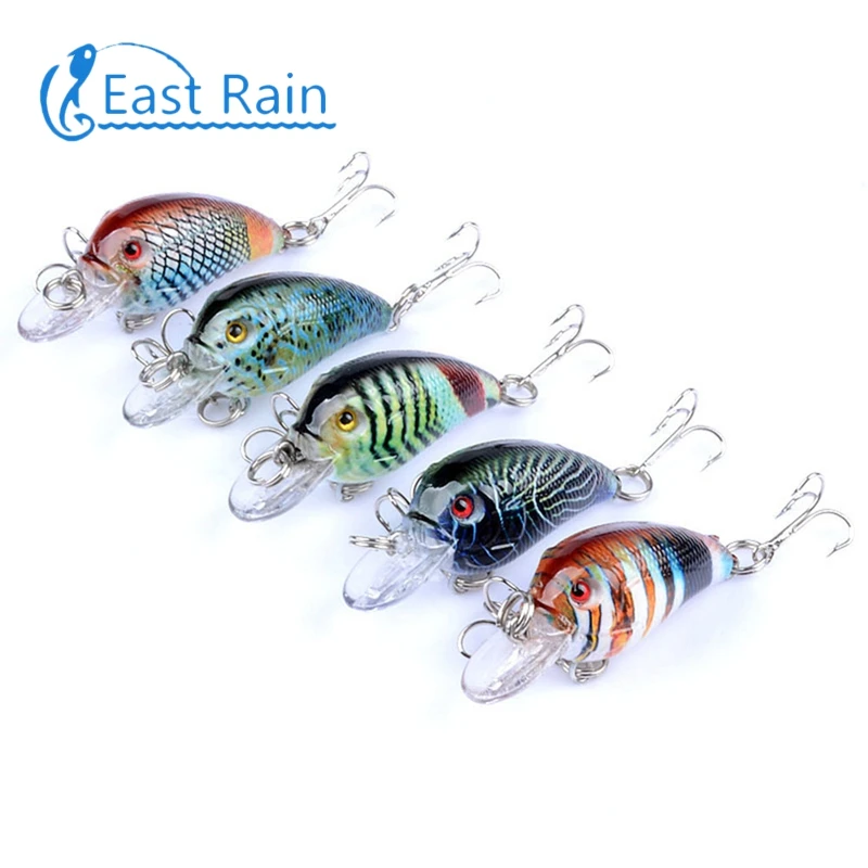 East Rain 4 5 см 2 г окрашенная подвесная приманка для Пресноводной морской рыбалки SP