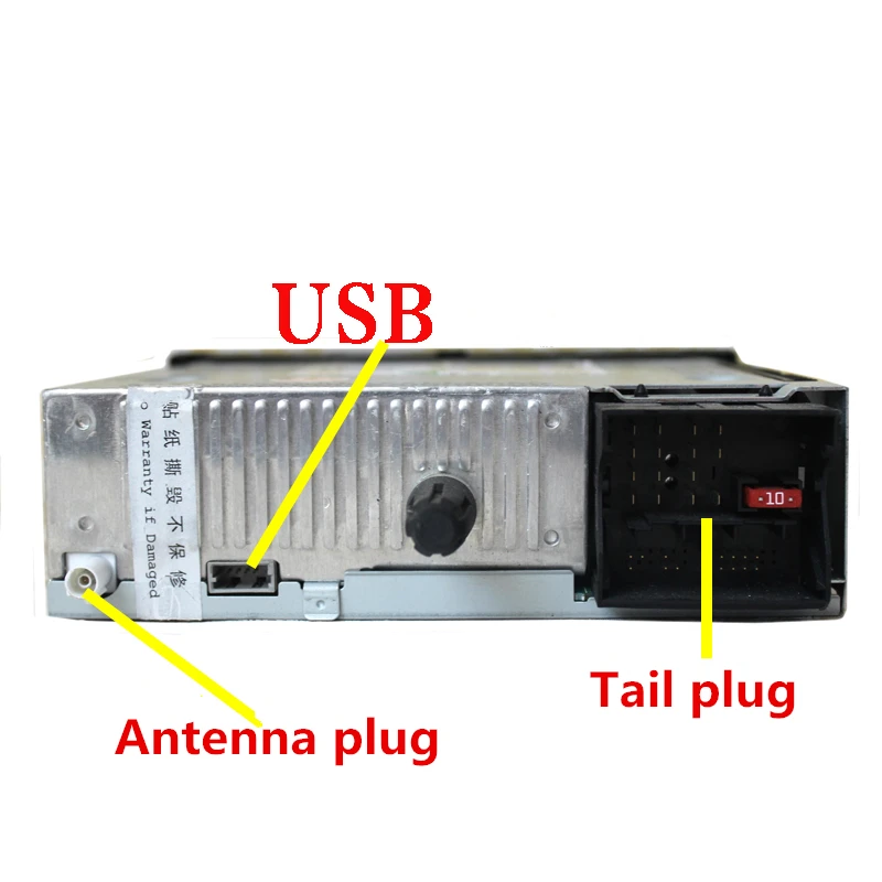 Автомагнитола RD45 1DIN автомобильный CD плеер USB Bluetooth MP3 подходит для 207 206 307 C3 C4
