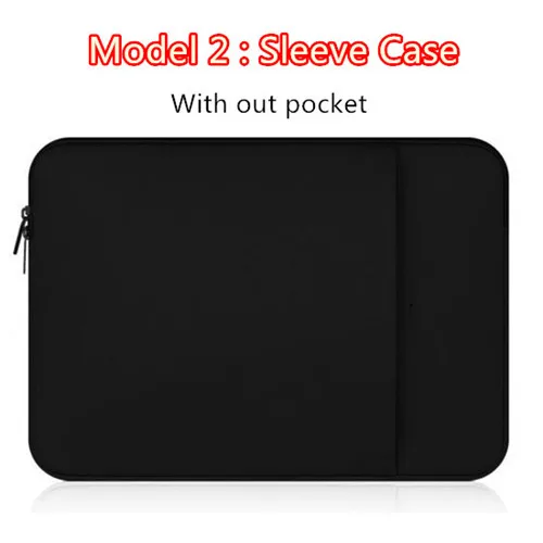 Model 2 Black Новая сумка для ноутбука на молнии, чехол для компьютера Macbook Air Pro retina 11 12 13 13,3 14 15 15,4 15,6 дюймов, сумка для ноутбука с сенсорной панелью - Цвет: Model 2 Black