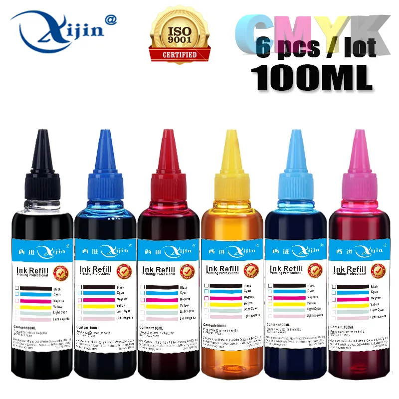 XIJIN 600 мл T0801 Заправка чернилами для Stylus Photo P50 R265 R285 R360 RX560 RX585 PX650 RX685 PX700W PX710W