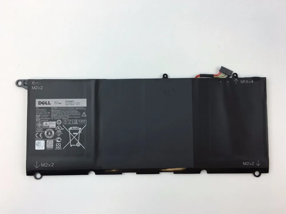 Новая настоящая аккумуляторная батарея для ноутбука Dell XPS 13 9343 9350 серии 0DRRP 0N7T6 5K9CP