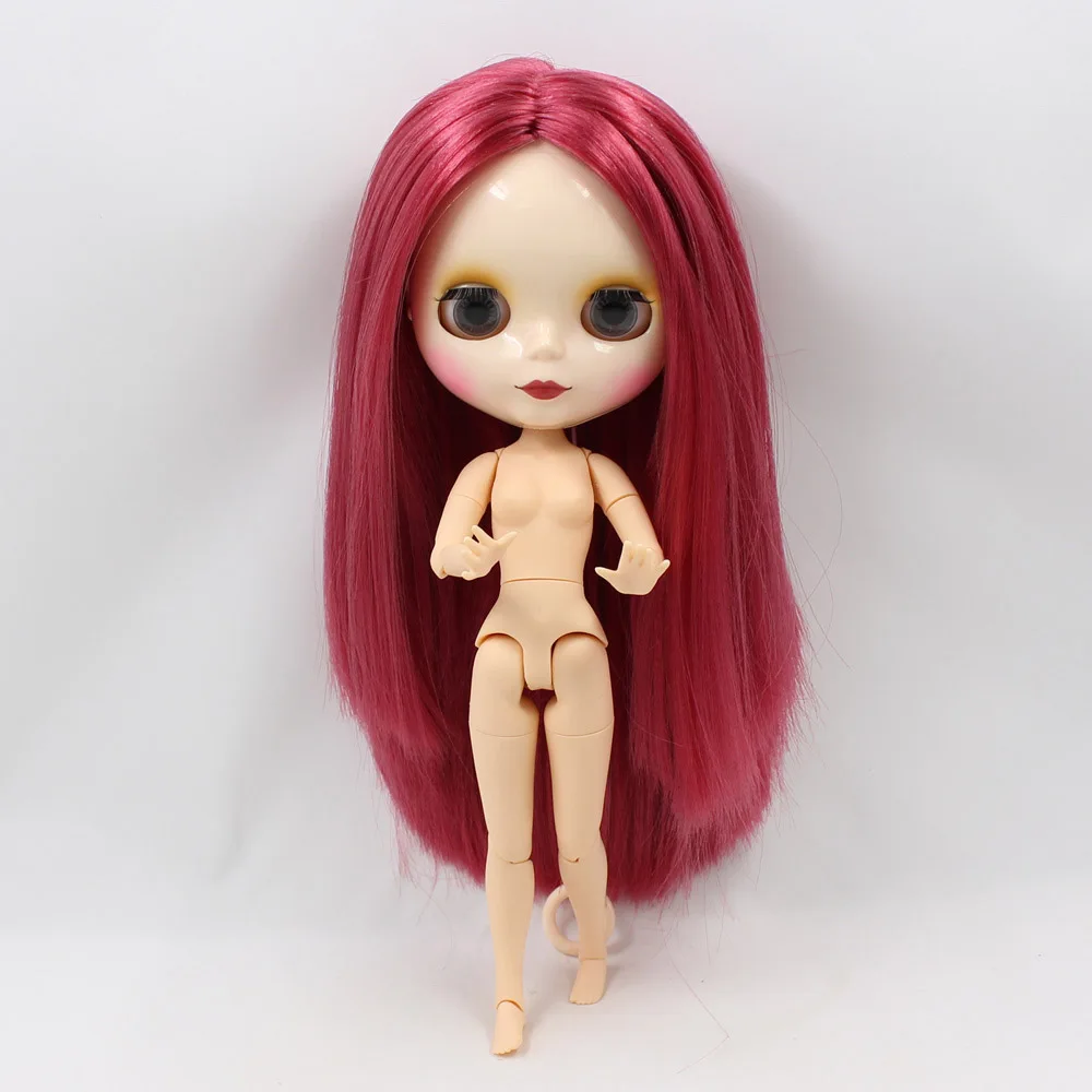 Кукла Blyth 1/6 от ICY DBS с облегающей челкой облегающими суставами фиолетовыми и