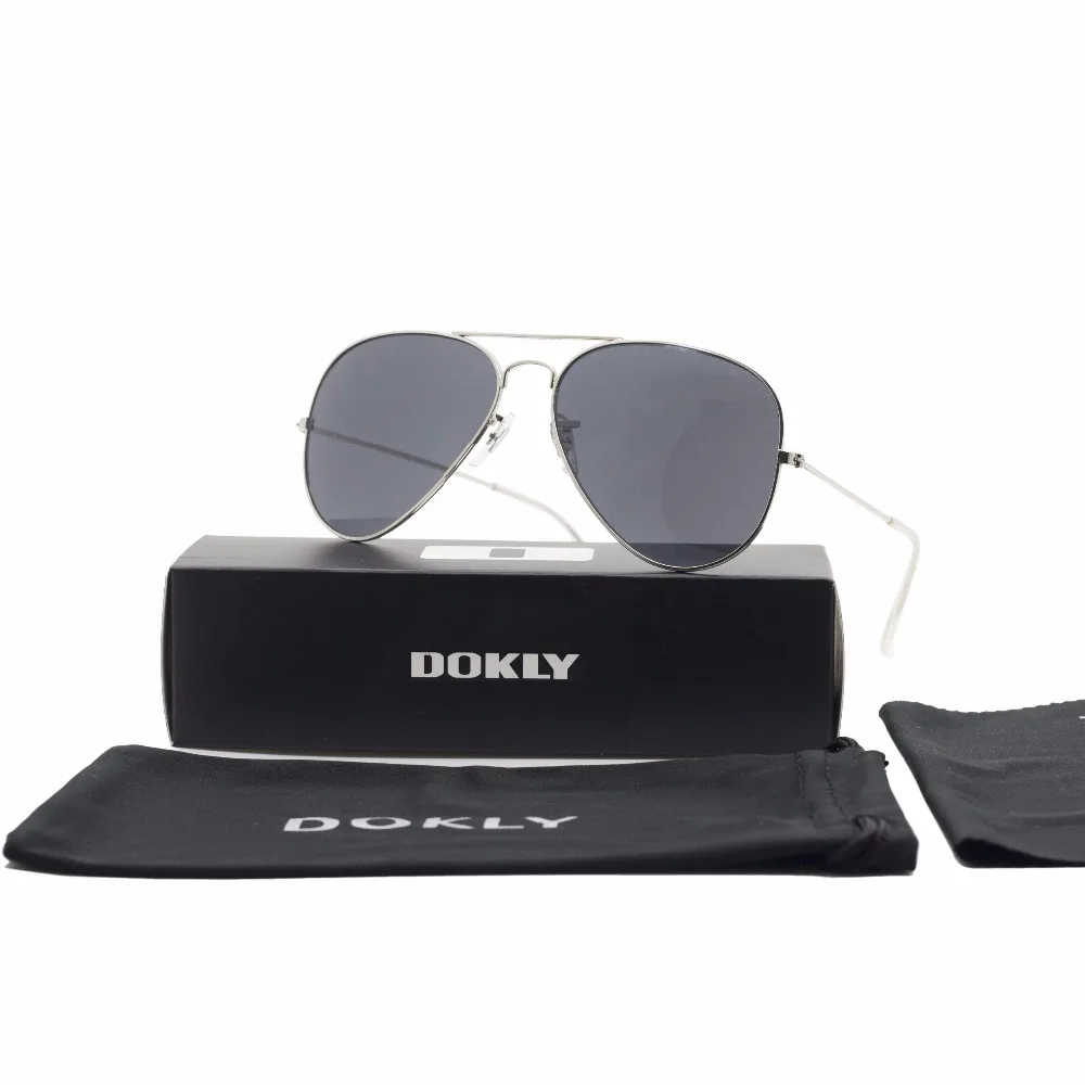 Модные солнцезащитные очки Dokly splash у бассейна мужские зеркальные черные женские