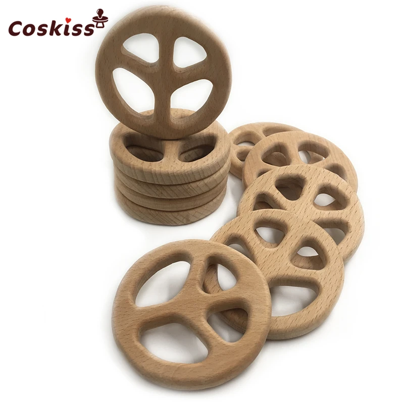 Деревянная подвеска ручной работы в виде знака мира из органического