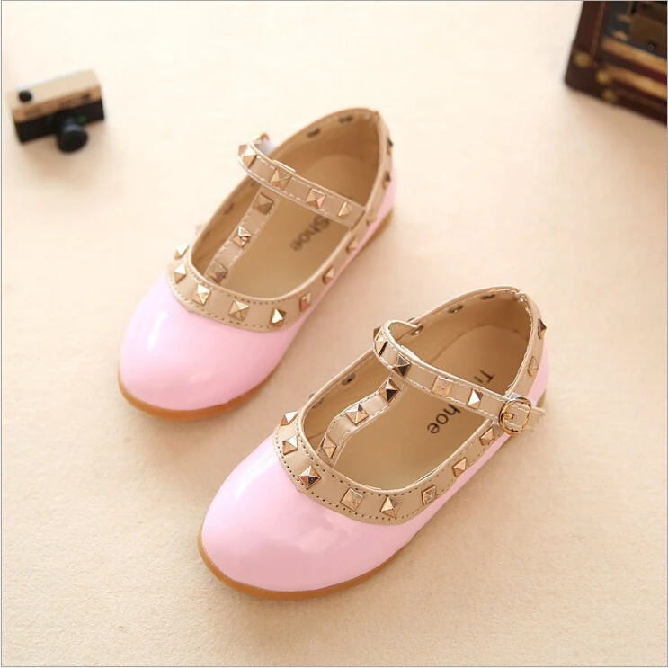 qloblo New Spring Leather Shoes Children Princess Patent Kids Sneaker for girls baby casual shoes | Детская одежда и обувь
