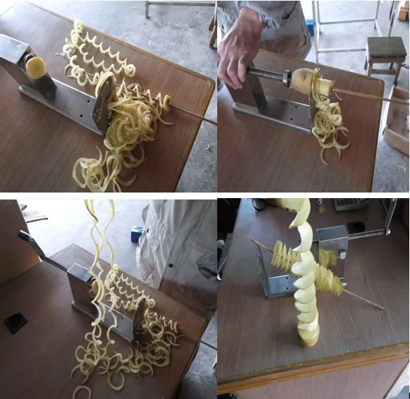 2 в 1 Торнадо машина для картофеля спиральная картофелерезка резки