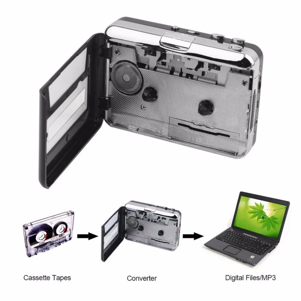 Высокое качество USB кассеты для MP3 портативный Walkman кассетный плеер аудио музыкальный плеер USB Кассетный захват конвертер