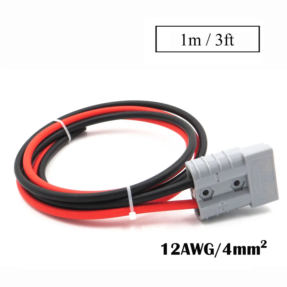 Панели солнечные кабельный разъем 6/4/2.5mm2 SH50 штекер 50A 600V Удлинительный кабель удлинитель UPS RV отдыха автомобиля Батарея быстро - Цвет: 3ft 4.0mm2