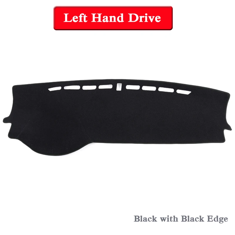 Black LHD Автомобильный Стайлинг приборной панели защитный коврик тени Подушка Photophobism коврик внутренний ковер для Kia K3 Cerato Forte BD аксессуары - Название цвета: Black LHD