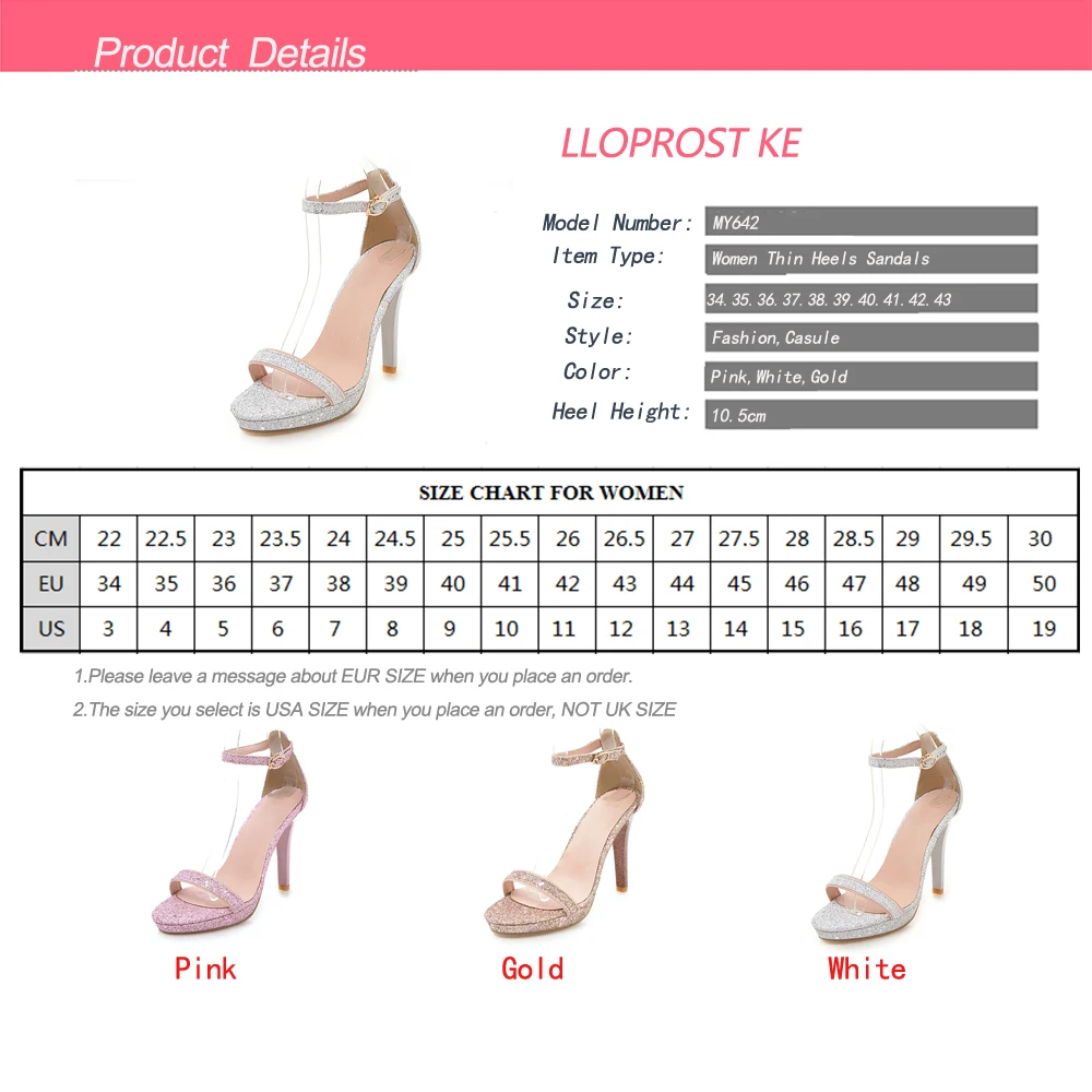 

Lloprost ke Summer Sexy Thin High Heel Women Sandals Peep Toe Buckle Platform Sequins Cloth Shoes Woman High Heel Stiletto MY642