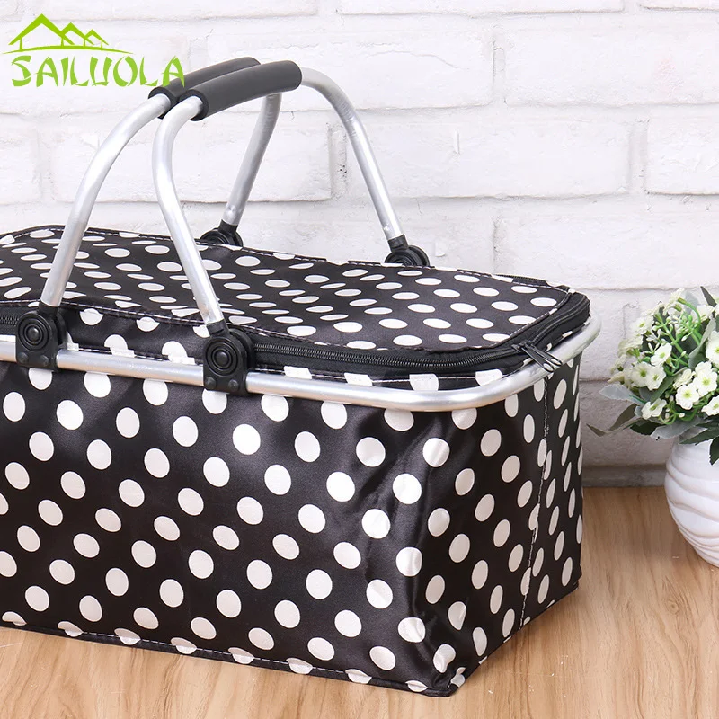 1 шт. складная корзина для пикника 46 х28х24 см|baskets for gift baskets|basket productsbasket bag |