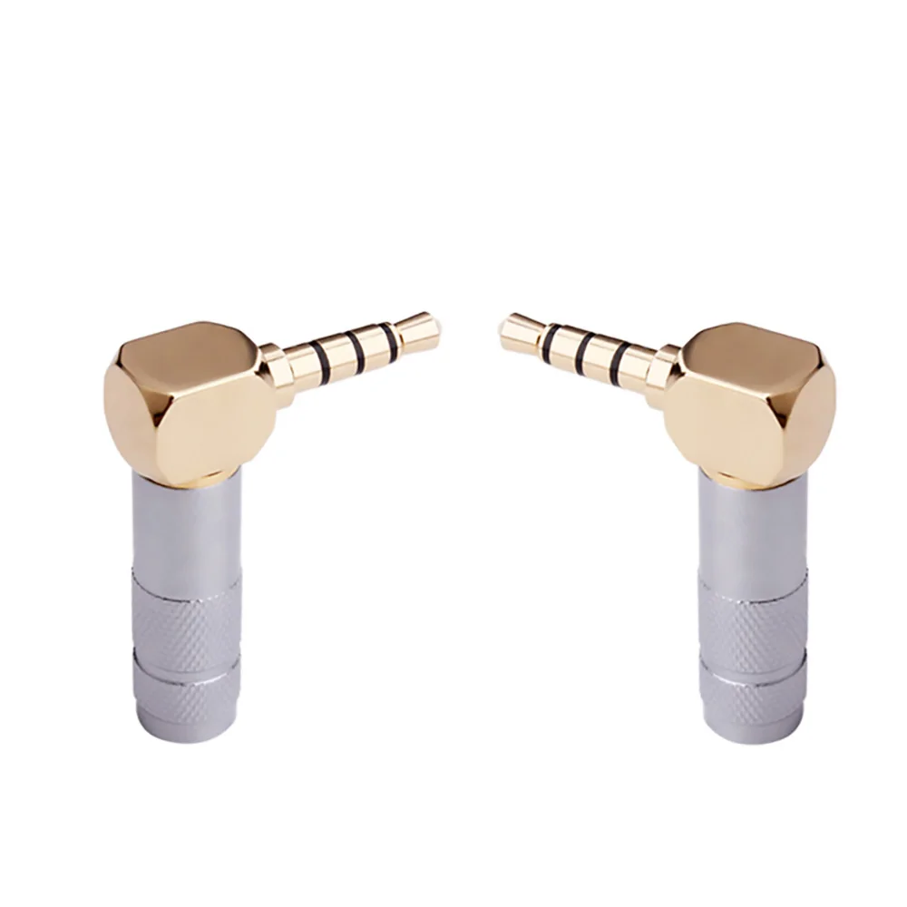 FDBRO 1 шт. разъем 3 5 мм аудио полюса Позолоченный адаптера для наушников DIY стерео