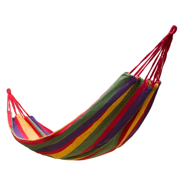 outdoor camping hammock garden swing set indoors bed relaxing sack single double Canvas Max 250KGS ty15006 | Мебель