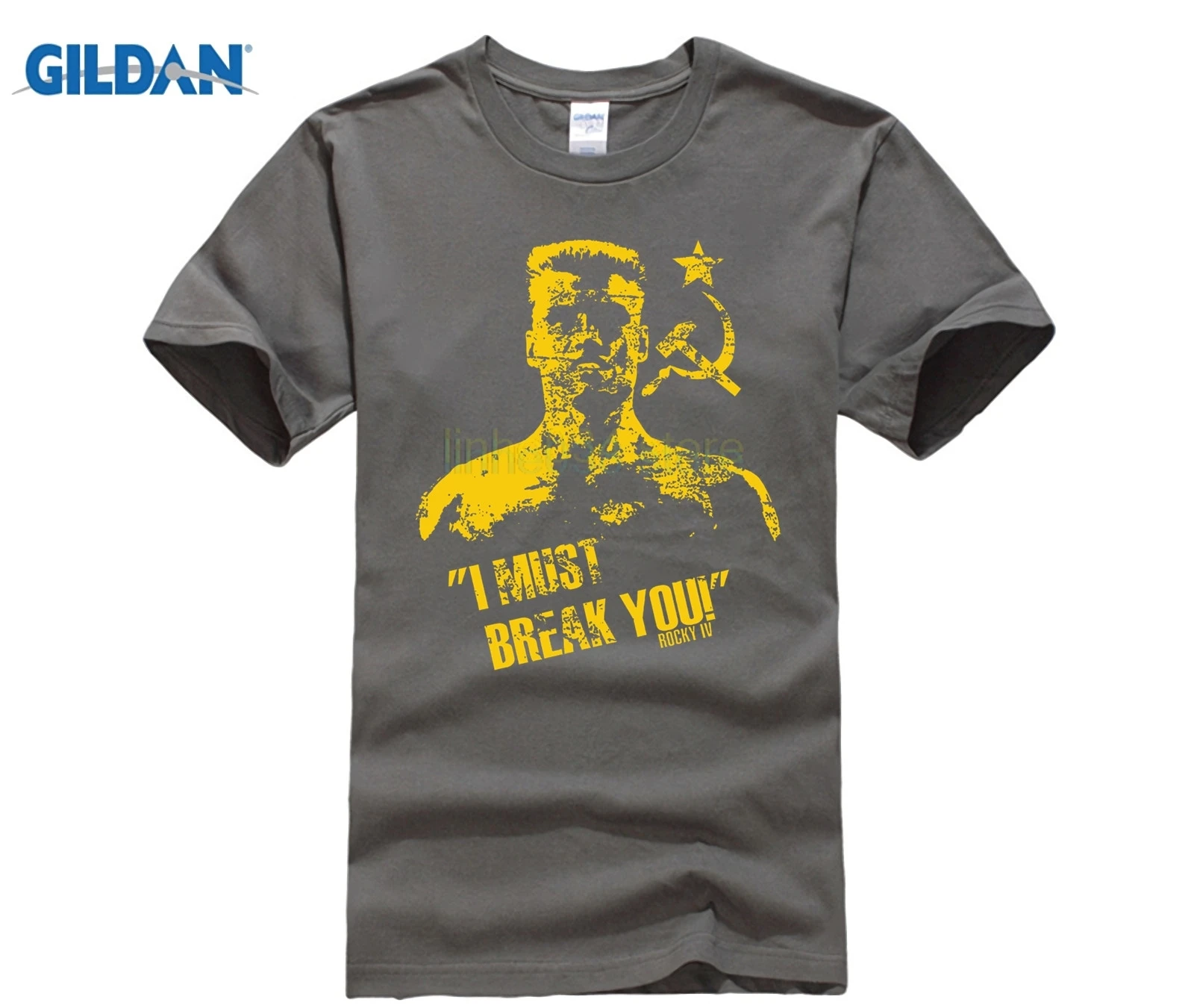 New cotton T-shirt men's round neck short-sleeved casual I Must Break You Drago Shirt |